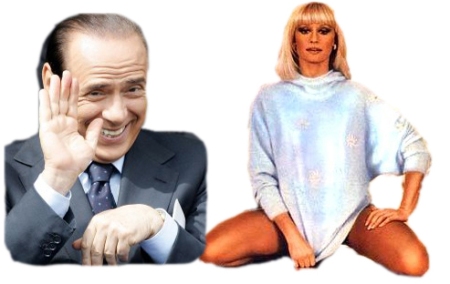 Silvio Berlusconi + Rafaella Carrà